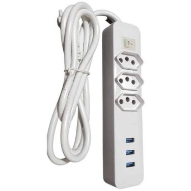 Imagem de Filtro De Linha 3 Tomadas