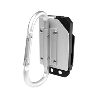 Imagem de Gralara Mosquetão para cinto de ferramentas, suporte para chave inglesa, gancho para cinto de trabalho para mecânicos e carpinteiros.