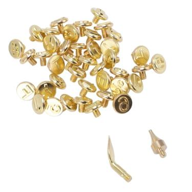 Imagem de Yosoo Conjunto de Letras Com Ponta para Queima de Madeira de 43 Unidades, Incluindo Símbolo de Número do Alfabeto, para Marca ou Personalização de Madeira, Couro, Cartão,