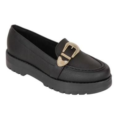 Imagem de Mocassim Modare Sapato Dockside Fivela Conforto 7397.105, Preto, 38