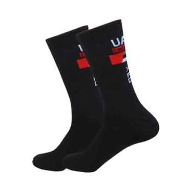 Imagem de Meias Esportivas Antiderrapantes De Cano Médio (18 Cores) Para Futebol