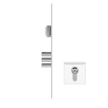 Imagem de Fechadura Pado Rolete Magnético 3 Pinos Multponto Euro 60mm Cromado