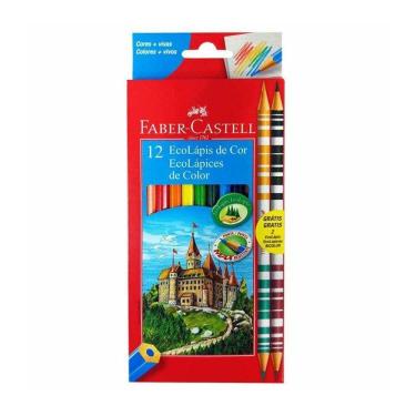 Imagem de Lápis De Cor Faber-Casstell - 10 EcoLápis + 2 EcoLápis Bicolor