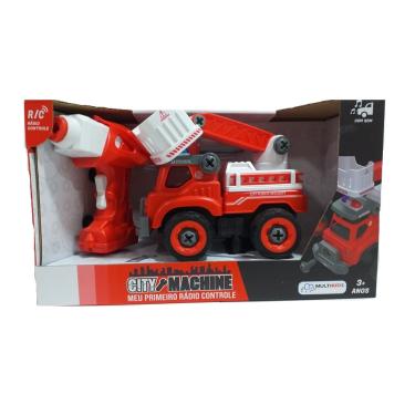 Imagem de City Machine - Caminhao de Bombeiros Resgate MULTIKIDS