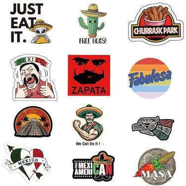 Imagem de Adesivo engraçado do orgulho mexicano com design CHINGON CHINGONA para capacete, decalque hispânico - decalque para celular garrafa de água para laptop do México