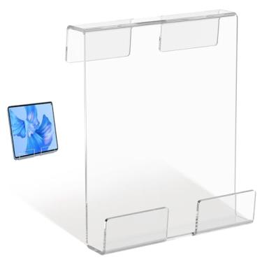 Imagem de Suporte de tablet de esteira, suporte de livro de esteira de acrílico, suporte de tablet de esteira transparente, suporte de leitura de bicicleta ergométrica para esteira em casa, escritório, academia