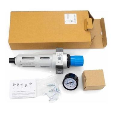 Imagem de Filtro Regulador De Ar 3/8 Midi 16 Bar- Alumínio - Pn Ofr03 - Tauana