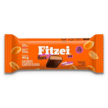 Imagem de Barra Fitzei Bar 12g de Proteína Paçoca 40g