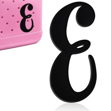 Imagem de CTOHN Berloques de letras para bolsa Bogg, acessórios decorativos de inserção de letras do alfabeto para bolsa de praia, Plástico, Sem Pedra Preciosa