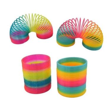 Imagem de Kit com 2 Molas Malucas Coloridas  Brinquedo Infantil para Festa - A1