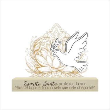 Imagem de Genérico, Enfeite De Mesa Com Aplique Espírito Santo