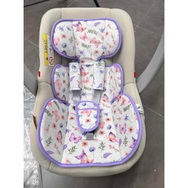 Imagem de Pea Pod Almofada para bebês recém-nascidos com capas de alça, borboleta