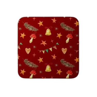 Imagem de Ladrilho Decorativo de Cerâmica Com Estampa Para Natal e Ano Novo