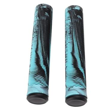 Imagem de KIMISS 1 par de Punhos de Guiador de Bicicleta Antiderrapantes de Borracha TPE Macia de 16 Cm para Bicicletas de Engrenagem Fixa - Ergonômico e Fácil de Instalar (#2)