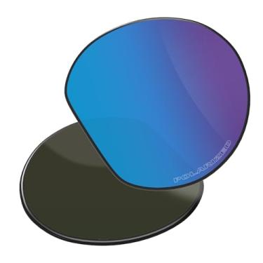 Imagem de Vaep Lentes de reposição de policarbonato para óculos de sol Oakley Meta HSTN OW8002 51 mm - Azul gelo polarizado