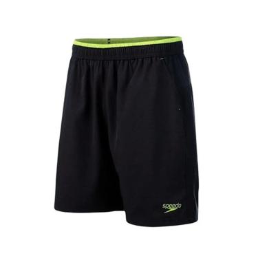 Imagem de Bermuda Masculina, Speedo, Agile, Tecido Stretch com Recortes em Mesh, tamanho M - Preto/Verde