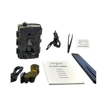 Imagem de Câmera De Trilha 4G 8K Vídeo 60MP 120 graus Câmera De Vida Selvagem PI