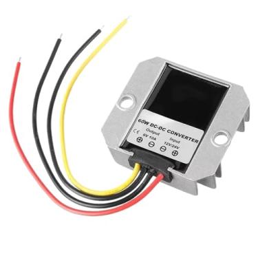 Imagem de Fonte de alimentação de 12V 24V para 5V 6V 5A 10A 12 volts para 5 volts Buck conversor CC redutor de tensão regulador redutor de tensão para carros brinquedos (12V-24V a 5V 10A)