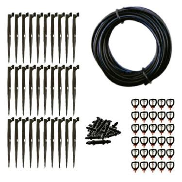 Imagem de Kit 50Und Micro aspersor 112Lph Irrigação Completo Instalação Fácil - 