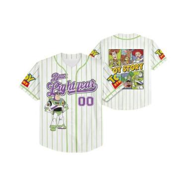 Imagem de Camisa De Beisebol Toy Story Infantil Potdemiel Personalizada Presente