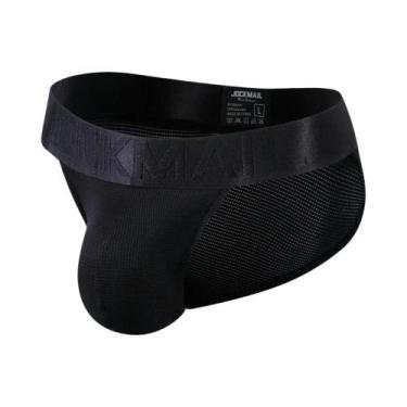 Imagem de Cuecas Masculinas De Secagem Rápida Em Nylon Com Malha, Slip, Tanga, J