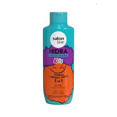 Imagem de Salon Line Shampoo e Sabonete Líquido 2 em 1 Hidra Cachinhos Kids 300m