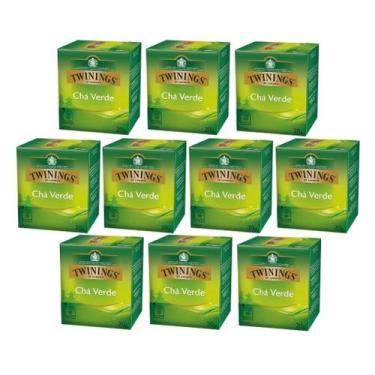 Imagem de 100 Sachês, Chá Twinings, Verde, Chá Verde