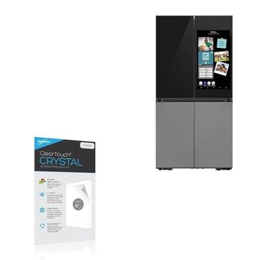 Imagem de BoxWave Protetor de tela compatível com Samsung BESPOKE Family Hub+ Smart Refrigerator – ClearTouch Crystal (pacote com 2), película HD – Protege contra arranhões