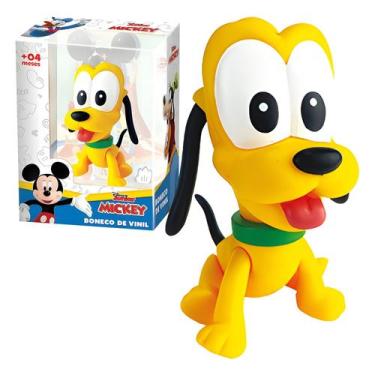 Imagem de Boneco Em Vinil Pluto Mickey Mouse E Amigos Disney 12 cm - Líder Brinq