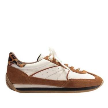 Imagem de Tênis Camurça Amarração Mix Couro Lançamento Arezzo Cor:;Tamanho:39-Feminino