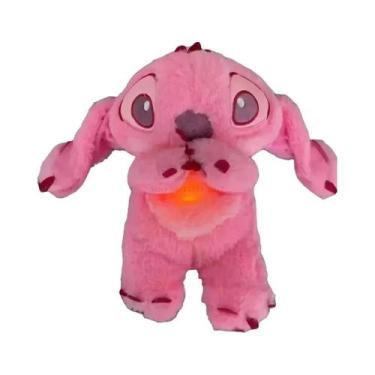 Imagem de Boneca De Pelúcia Lilo & Stitch Rosa Kawaii Brinquedo De Dormir Com Mú