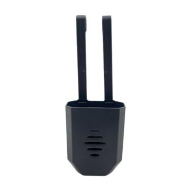 Imagem de IEUDNS Suporte para ferramentas de limpeza de caixa acoplada do vaso sanitário, organizador de produtos de limpeza, suporte lateral para acessórios de, Pp Preto