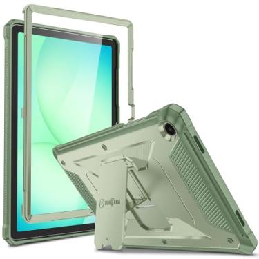 Imagem de Fintie Capa à prova de choque para Samsung Galaxy Tab A9 Plus/A9+ 5G 11 polegadas 2023 modelo (SM-X210/X216/X218), capa protetora de tela integrada com suporte híbrido unibody, verde sálvia