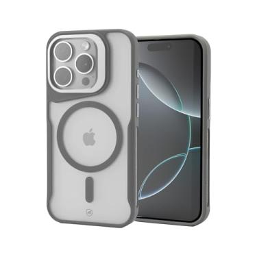 Imagem de Gshield Capa Case Capinha Venom com Alça Suporte Elevada na Câmera, Compatível com MagSafe para (Cinza, iPhone 16 Pro Max)