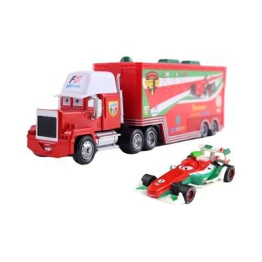 Imagem de Brinquedo De Modelo Die Cast Do Carro Lightning McQueen E Jackson Stor