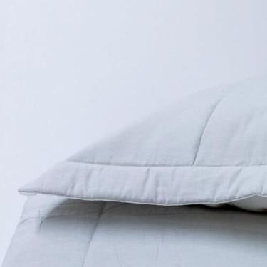 Imagem de Artelassê Porta Travesseiro Matelado 50 cm x 70 cm Linho Noronha Cinza