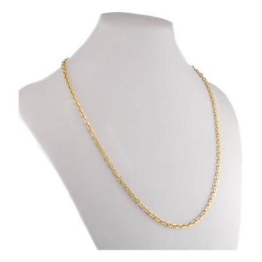 Imagem de Cordão De Ouro 18k Masculino Corrente Cadeado 3.6 60 Cm - JOIE JOIAS F