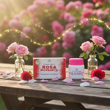 Imagem de Kit Rosa Mosqueta Sabonete Natural 90g + Pomada Hidratante 50g Nativa 