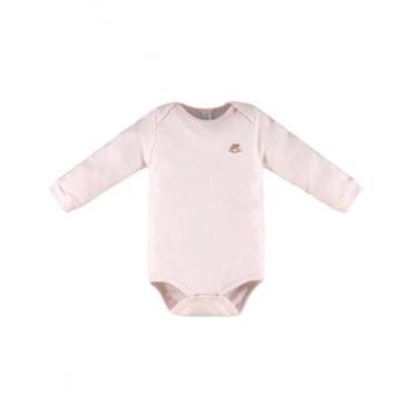 Imagem de Body Bebê Manga Longa Rosa Claro Up Baby-Feminino