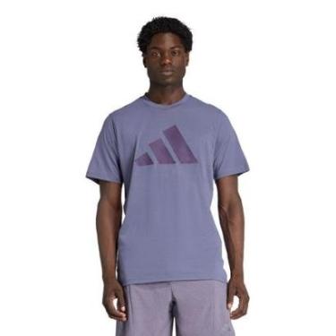 Imagem de Camiseta Adidas Treino Manga Curta Logo Masculina-Masculino