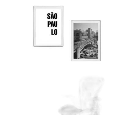 Imagem de Kit 2 Quadros Foto Antiga 33X24Cm - Com Vidro