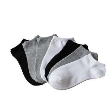 Imagem de Kit 12 Pares Meia Soquete Cano Curto Premium Unissex 38 - 46 Meias Soq