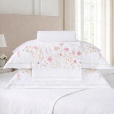 Imagem de Jogo de Cama Lençol Casal Buddemeyer Percal 300 Fios Algodão Bud Visio