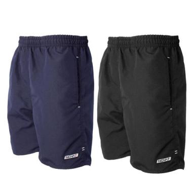 Imagem de Kit 2 Short Bermudas Calção Tactel Leve Macio Masculino Bolsos Elástic