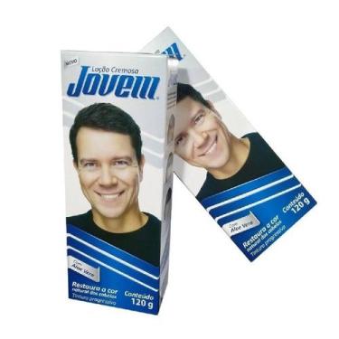 Imagem de Kit Com 2 Loção Jovem Cremoso 120ml Escurecedora De Cabelo
