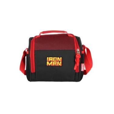Imagem de Lancheira Térmica Marvel Iron Man Vermelho Luxcel LA50024AG Lançamento