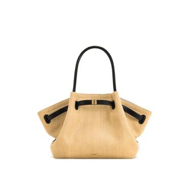 Imagem de JW PEI Bolsa feminina de camurça sintética média Hana, Palha marrom, Medium