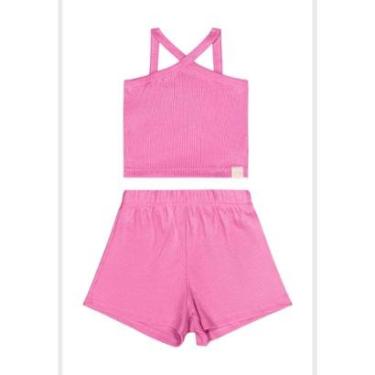 Imagem de Conjunto Infantil Regata e Short Guloseima-Feminino
