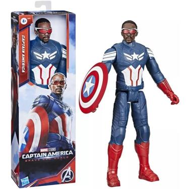 Imagem de Boneco Avengers Titan Hero Capitao America SAM Wilson Hasbro F9276