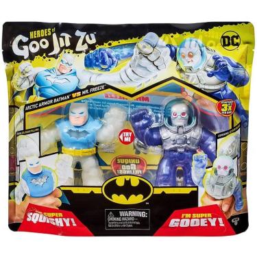 Imagem de Goo JIT ZU 2 Bonecos Elasticos Batman e Sr.frio SUNNY